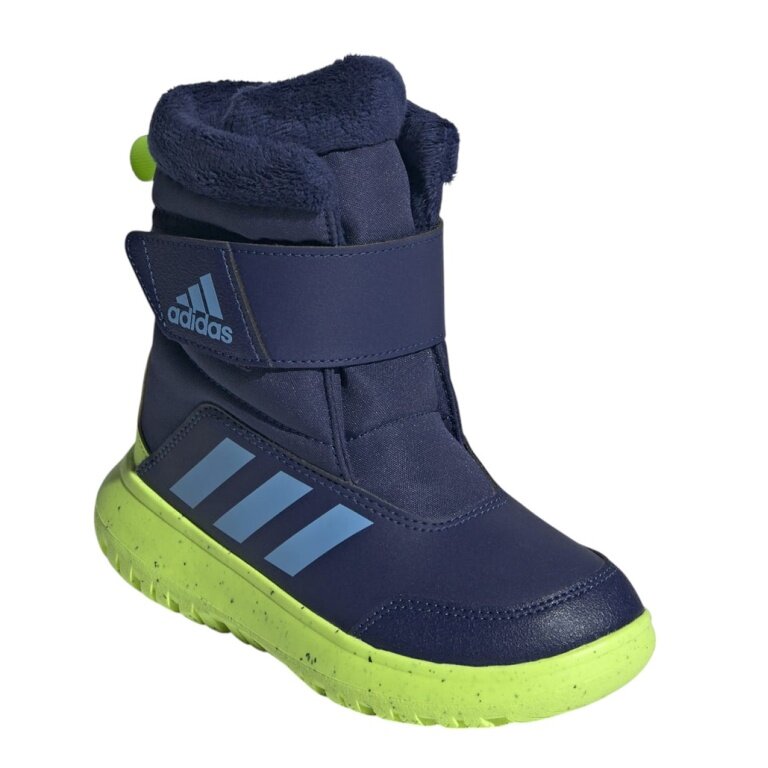adidas Winterstiefel Winterplay C (Klettverschluss) 2024 dunkelblau/grün Kinder