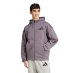 adidas Kapuzenpullover Z.N.E. Zip-Hoodie (Baumwolle/Polyester) violett Herren