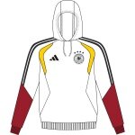 adidas Kapuzenpullover Deutschland 26 Tiro Sweat Hoodie (Baumwolle) weiss Herren
