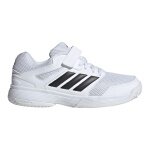 adidas Hallen-Indoorschuhe Speedcourt Velcro weiss/schwarz Kinder