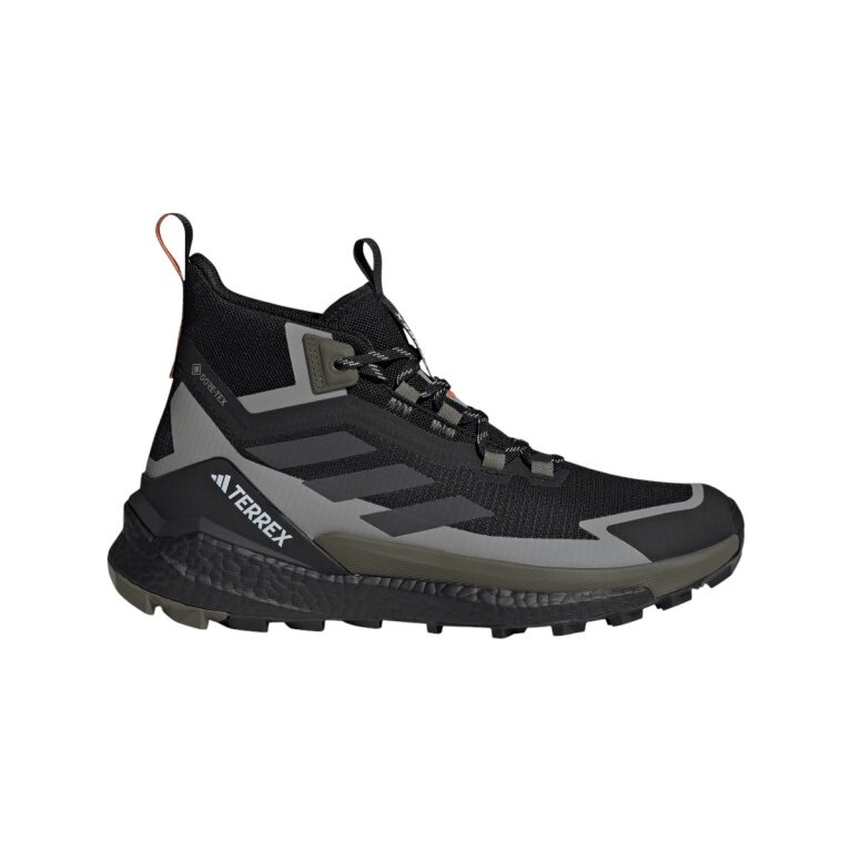 adidas Wanderschuhe Terrex Free Hiker 2.0 GTX Hiking MID (wasserdicht) schwarz/carbon/olive Herren