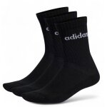 adidas Sportsocken Linear Crew Cushioned (Baumwolle) schwarz - 3 Paar