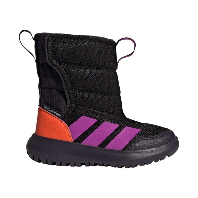adidas Winterstiefel Winterplay C (warm, futter) schwarz/violett/orange Kinder