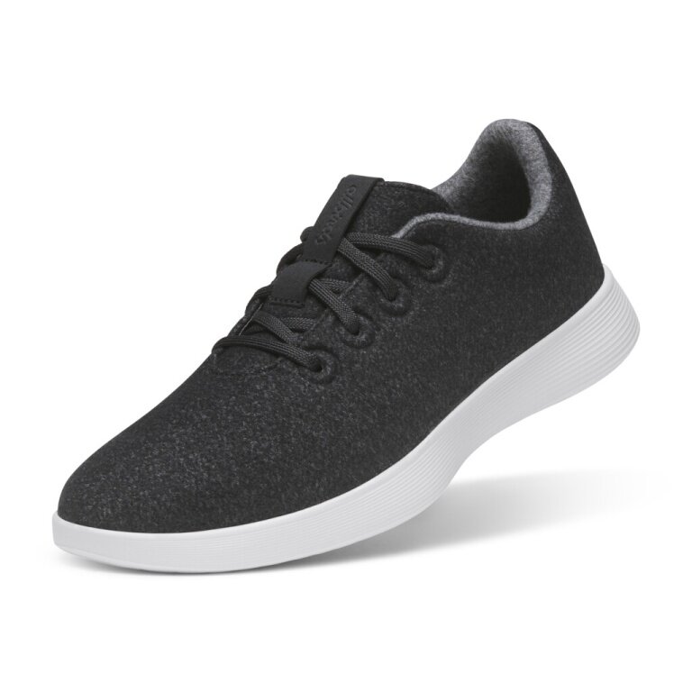 allbirds Sneaker Wool Runner NZ (Merinowolle) schwarz/weiss Herren