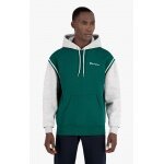 Champion Kapuzenpullover (Baumwoll-Hoodie) kontrastfarben mit kleinem Logo grün Herren