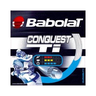 Besaitung mit Babolat Conquest Ti