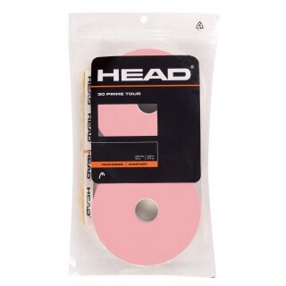 Head Overgrip Prime Tour 0.6 mm (Komfort, Griffigkeit) pink 30er Clip-Beutel