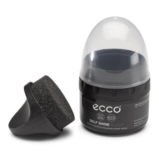 ECCO Schuhpflegecreme Self Shine - 1 Dose 60ml mit Schwammapplikator - transparent