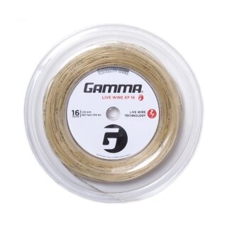 Gamma Tennissaite Live Wire XP (Touch+Komfort) natur 110m Rolle
