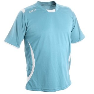 GECO Sport-Tshirt Levante (100% Polyester) hellblau/weiss Herren