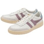 Gola Sneaker Falcon Leder weiss/lily/hellblau Damen