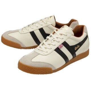 Gola Sneaker Harrier Elite - Made in England - weiss/schwarz Herren