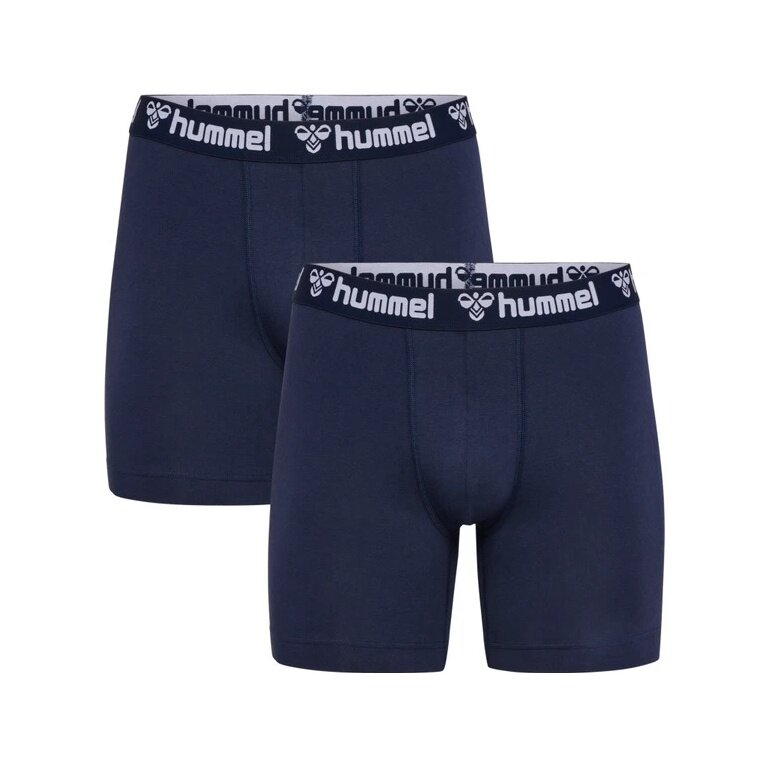 hummel Unterwäsche Boxershort hmlBoxer (Baumwolle) marineblau Herren - 2er Pack