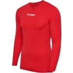 hummel Funktionsunterwäsche Langarmshirt hmlBL Essential Tee rot Herren
