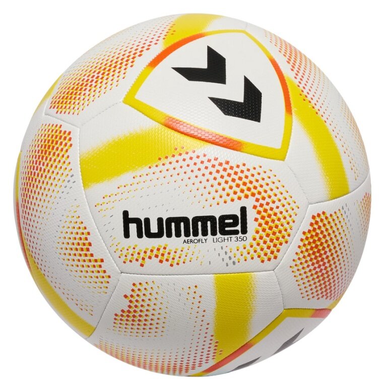 hummel Fussball hmlAEROFLY Light 350 (Große 4) weiss/orange/gelb - 1 Ball