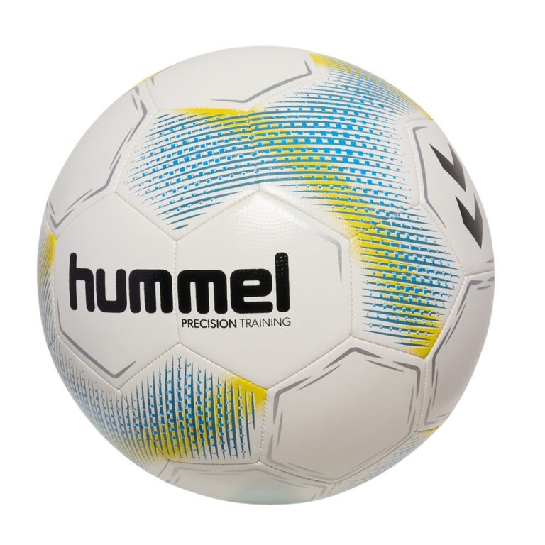 hummel Fussball hmlPRECISION Training (Große 5) weiss/blau/gelb - 1 Ball