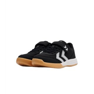 hummel Hallen-Indoorschuhe Multiplay Flex VC (Klettverschluss) schwarz/weiss Kinder