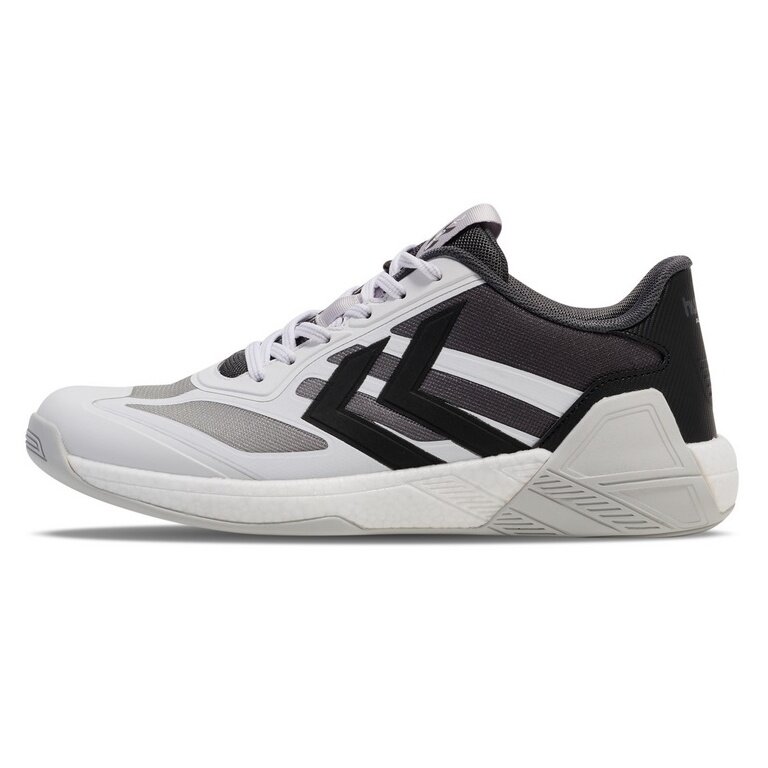 hummel Hallen-Indoorschuhe Algiz IV weiss/schwarz Herren
