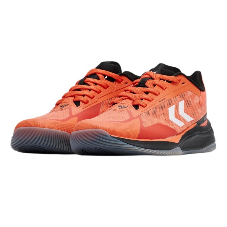 hummel Hallen-Indoorschuhe HB Topflight Pro (Handball) orange/schwarz Herren