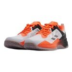 hummel Hallen-Indoorschuhe HB Powerstrike Pro (Handball) weiss/orange/schwarz Herren
