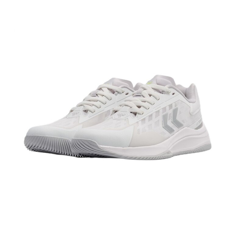 hummel Hallen-Indoorschuhe HB Topflight Pro (Handball) weiss/grau Herren