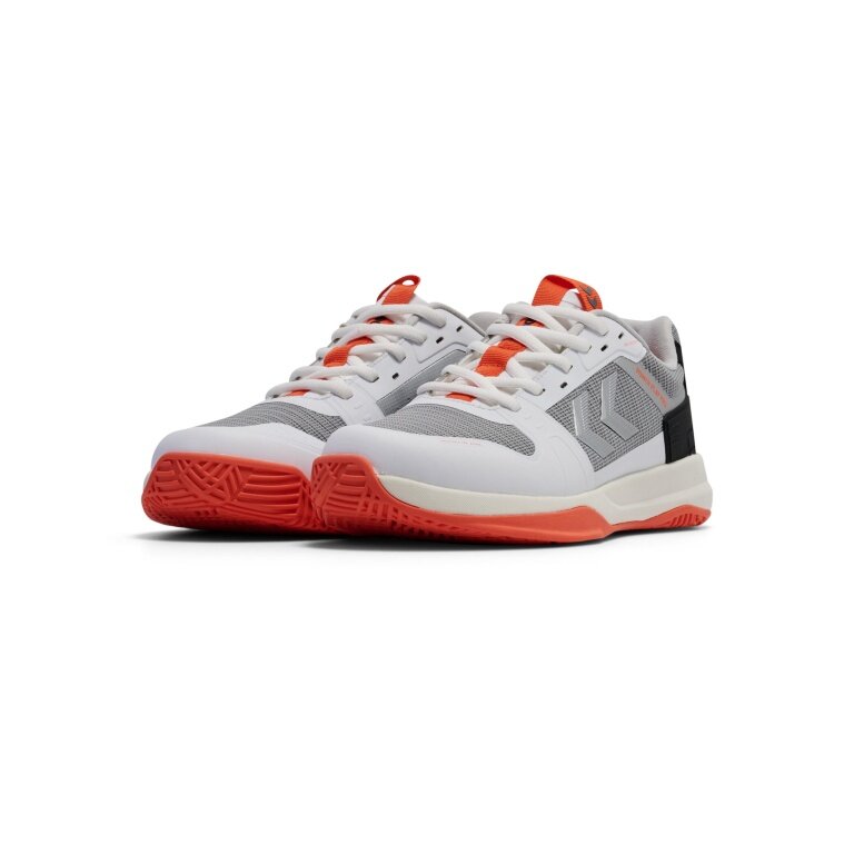 hummel Hallen-Indoorschuhe Power Play Pro weiss/schwarz/rot Herren