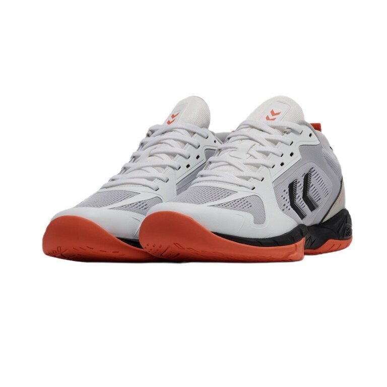 hummel Hallen-Indoorschuhe Speed Court weiss/schwarz/rot Herren