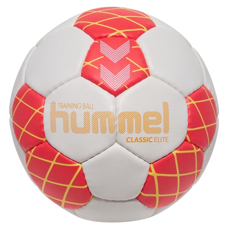 hummel Handball hmlClassic Elite HB (Größe 1) weiss/rot/gelb - 1 Stück