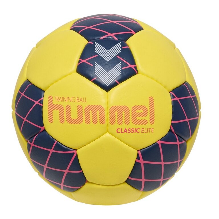 hummel Handball hmlClassic Elite HB (Größe 3) gelb/marineblau/rot - 1 Stück