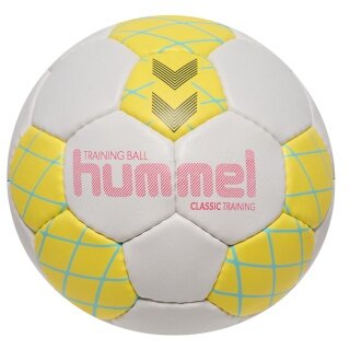 hummel Handball hmlClassic Training HB (Größe 1) weiss/gelb/hellblau - 1 Stück