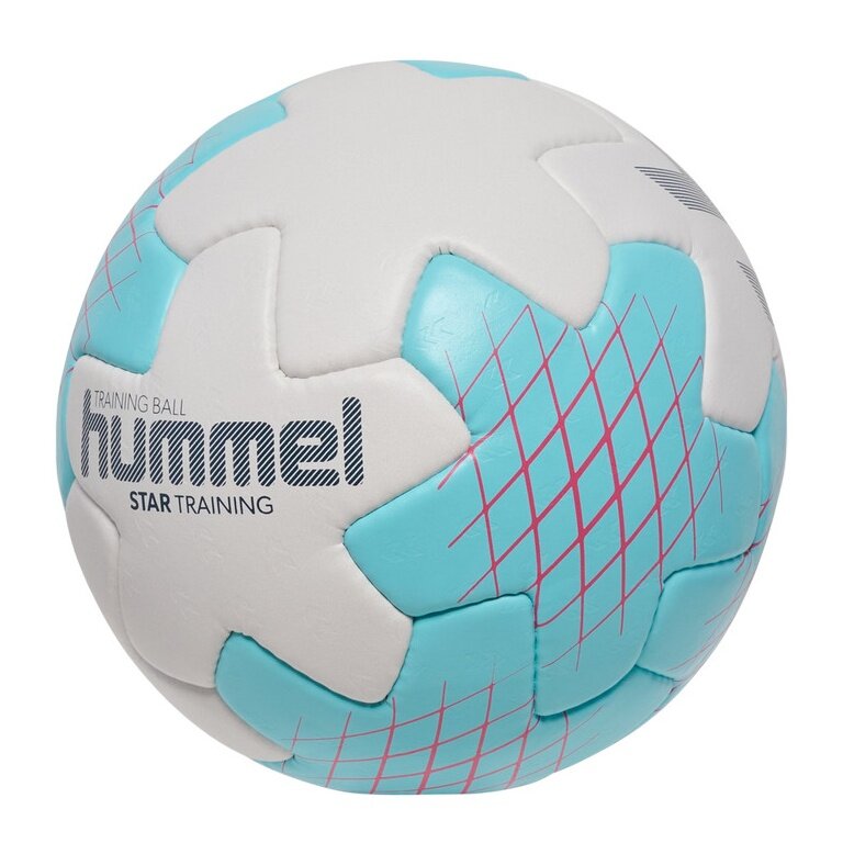 hummel Handball hmlSTAR Training HB (Größe 3) weiss/hellblau - 1 Stück
