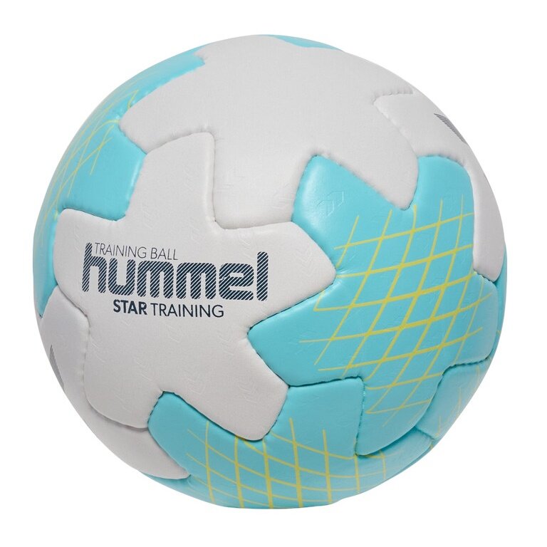 hummel Handball hmlSTAR Training HB (Größe 1) weiss/hellblau/gelb - 1 Stück