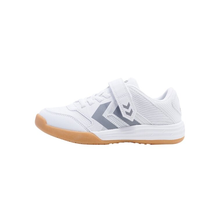 hummel Hallen-Indoorschuhe Multiplay Stable VC weiss/grau Kinder