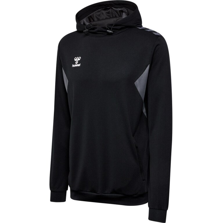 hummel Sport-Kapuzenpullover hmlAUTHENTIC PL Hoodie (mit Reißverschlusstaschen) schwarz Herren