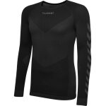 hummel Funktionsunterwäsche Langarmshirt Seamless Rundhals nahtlos schwarz Herren