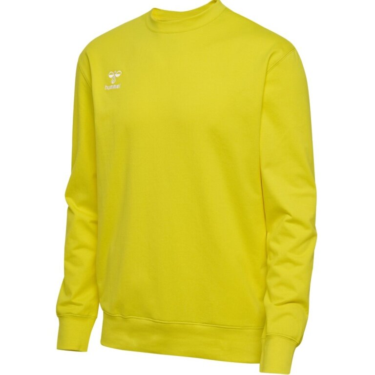 hummel Freizeit-Pullover hmlGO 2.0 Sweatshirt (weicher Sweatstoff) gelb Herren