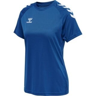hummel Sport-Shirt hmlCORE XK Core Poly (Interlock-Stoff) Kurzarm dunkelblau Damen