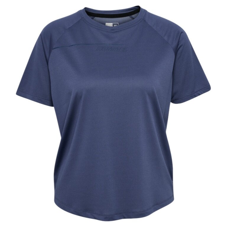hummel Trainings-Shirt hmlCOURT Light Weight (atmungsaktiv, leicht) indigoblau Damen
