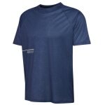 hummel Trainings-Shirt hmlGRAPHIC AOP Light Weight (leicht, atmungsaktiv) blau Herren