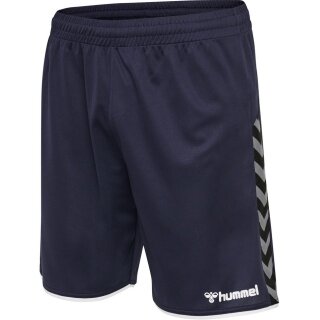 hummel Sporthose hmlAUTHENTIC Poly Shorts (leichter Jerseystoff, ohne Seitentaschen) Kurz marineblau Kinder