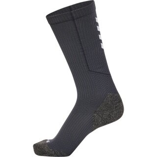 hummel Sportsocke hmlPRO Training Crew (Materialmix) asphaltgrau/weiss - 1 Paar