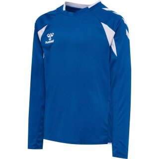 hummel Sport-Langarmshirt hmlCORE 2.0 Jersey (angenehmes Tragegefühl) blau/weiss Jungen
