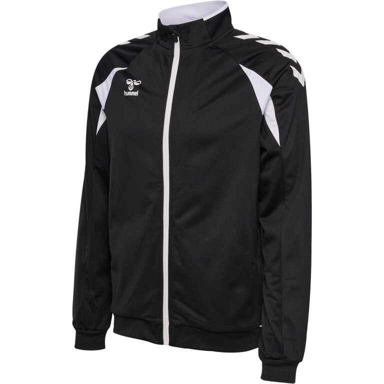 hummel Trainingsjacke hmlCORE 2.0 Track Zip (100% rec. Polyester) schwarz/weiss Herren