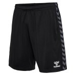hummel Sporthose hmlAUTHENTIC PL Shorts (100% Polyester) kurz schwarz Herren