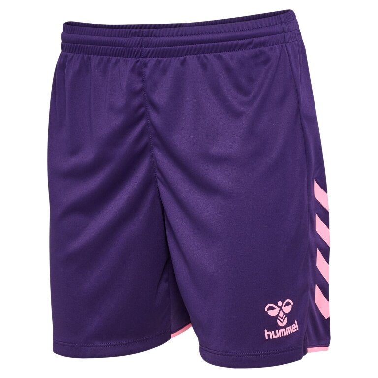 hummel Sporthose hmlCORE 2.0 Shorts (angenehmes Tragegefühl) kurz violett/pink Damen