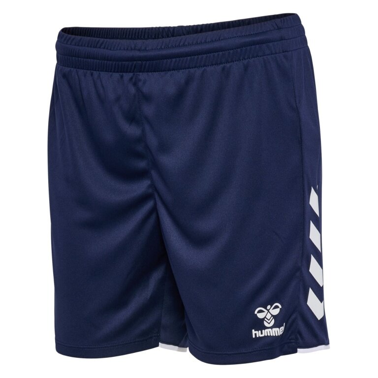hummel Sporthose hmlCORE 2.0 Shorts (angenehmes Tragegefühl) kurz marineblau/weiss Damen