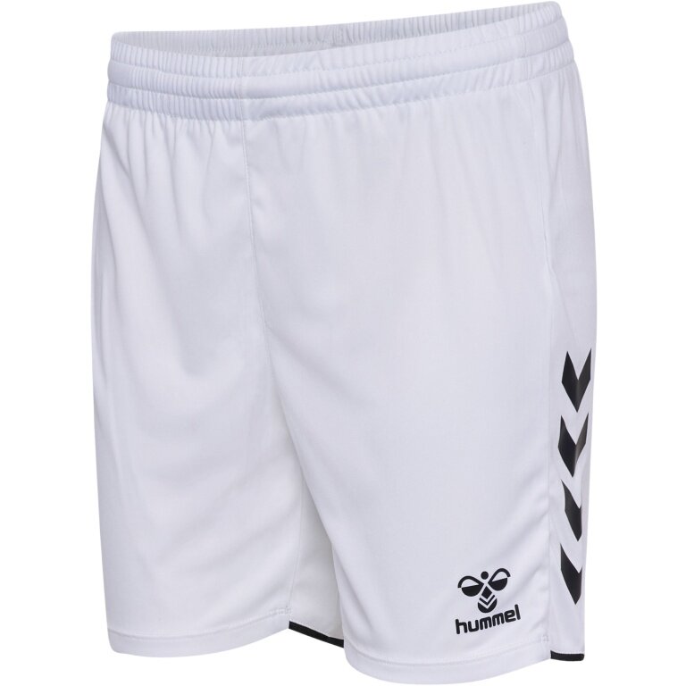 hummel Sporthose hmlCORE 2.0 Shorts (angenehmes Tragegefühl) kurz weiss/schwarz Damen