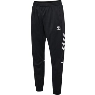 hummel Sporthose hmlCORE 2.0 Track Pants (100% rec. Polyester) lang schwarz/weiss Herren