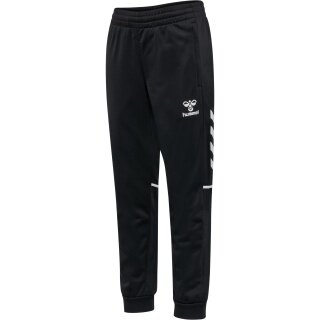 hummel Sporthose hmlCORE 2.0 Track Pants (100% rec. Polyester) lang schwarz/weiss Kinder