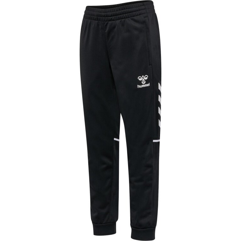 hummel Sporthose hmlCORE 2.0 Track Pants (100% rec. Polyester) lang schwarz/weiss Kinder